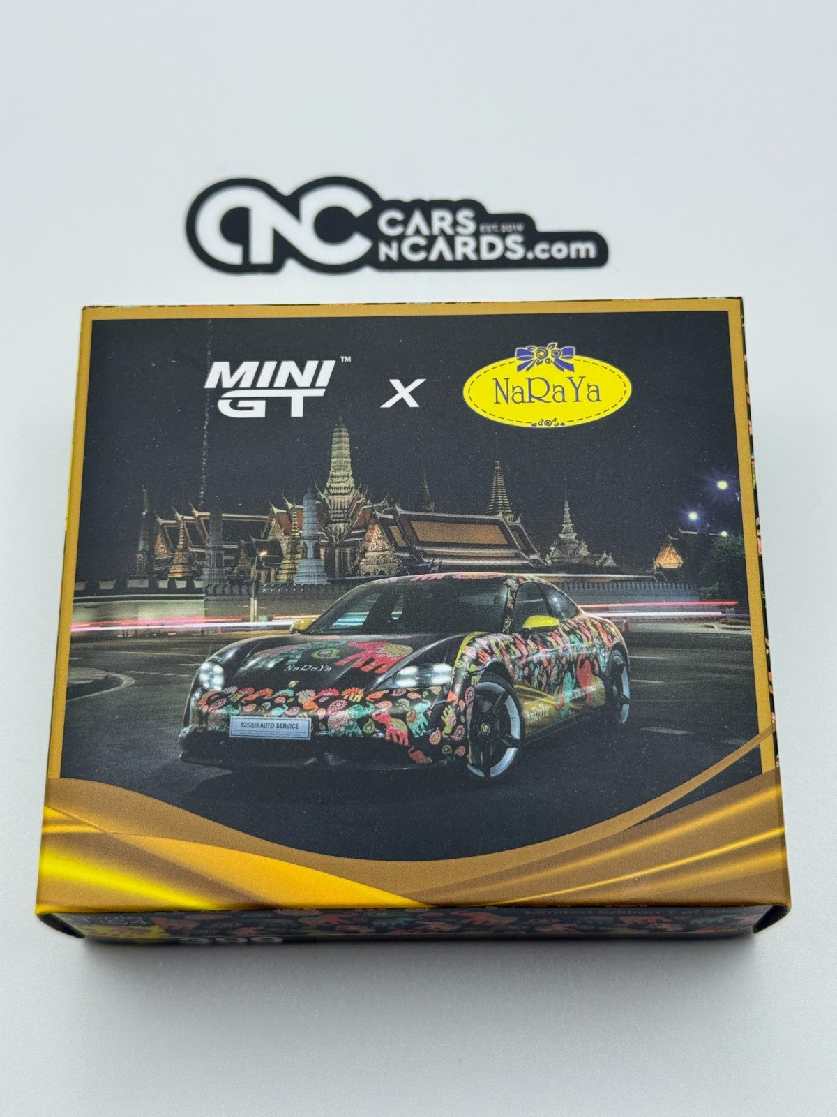 Mini GT x NaRaYa Porsche Taycan Turbo S Special Edition Open Box