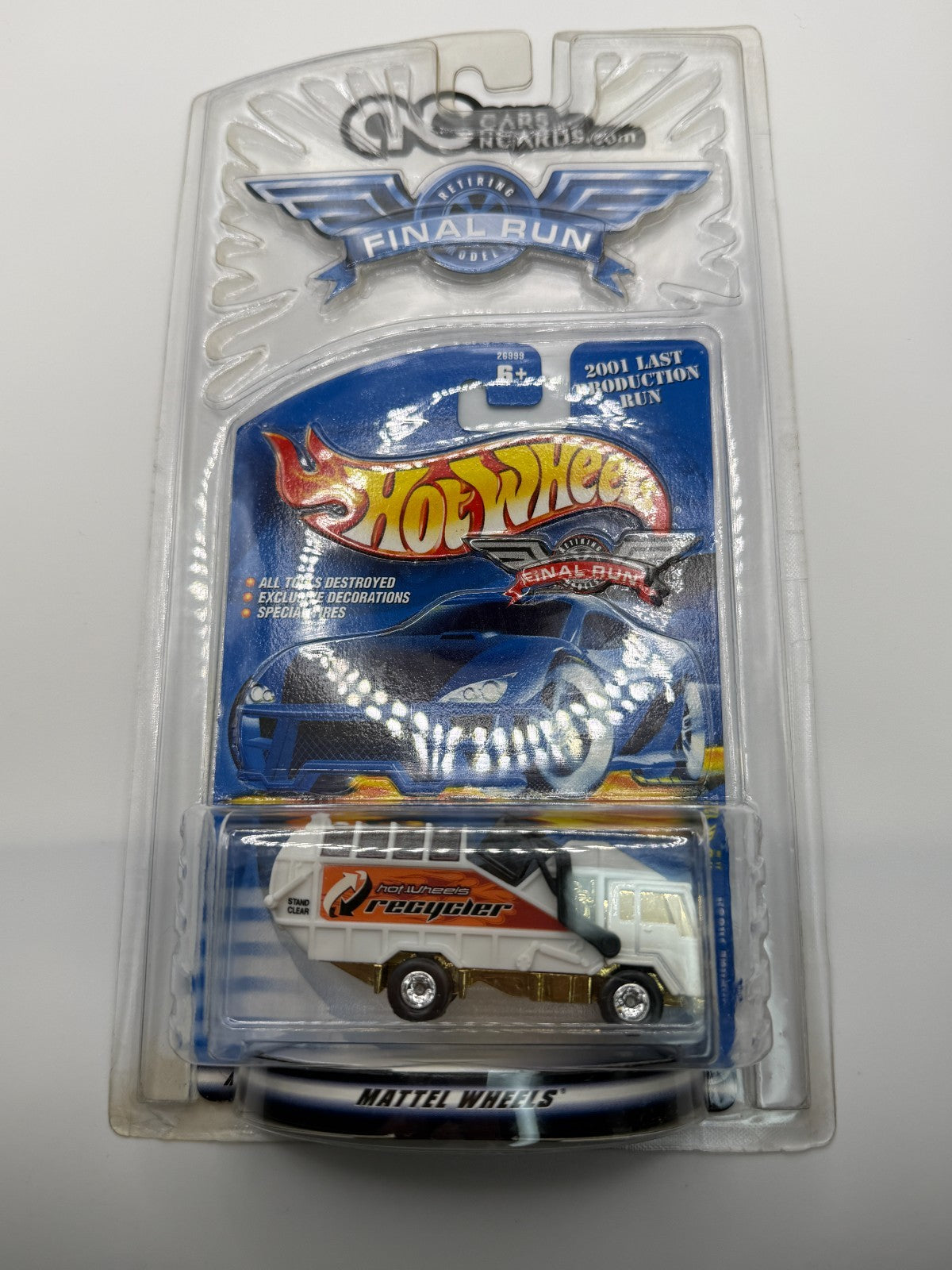 2001 Hot Wheels Final Run Garbage Truck