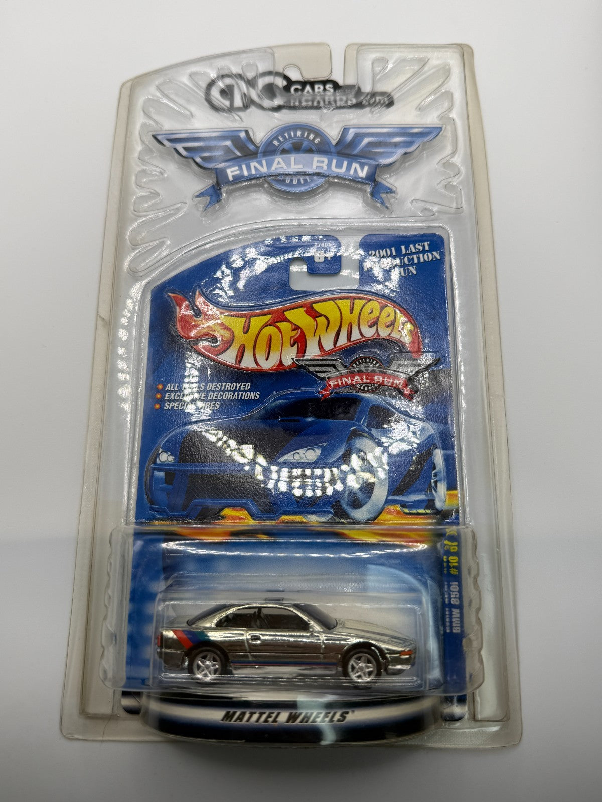 2002 Hot Wheels Final Run BMW 850i Chrome