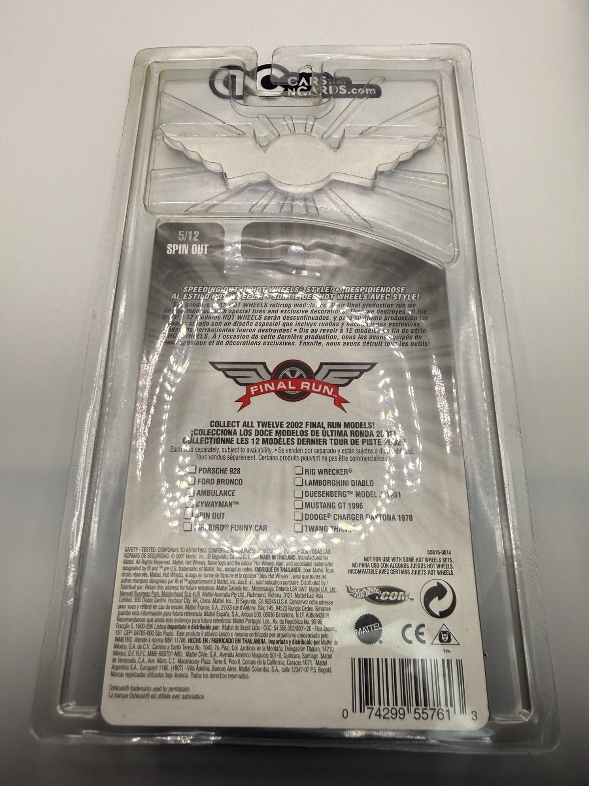 2002 Hot Wheels Final Run Spin Out