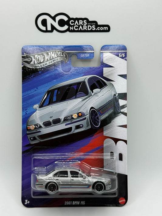 2025 Hot Wheels Silver Series BMW Series 5/5 2001 BMW M5