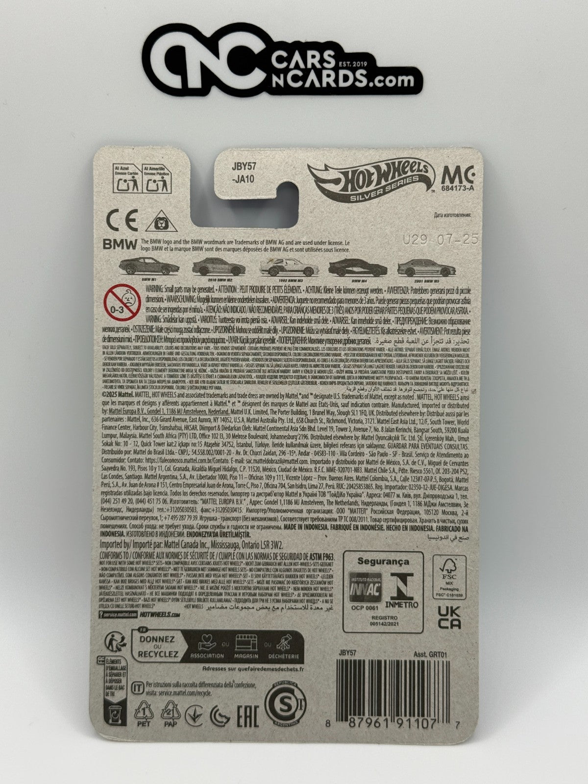 2025 Hot Wheels Silver Series BMW Series 4/5 BMW M4