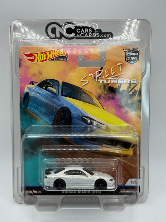 2019 Hot Wheels Premium Car Culture Street Tuners Nissan Silvia S15 W/Protector