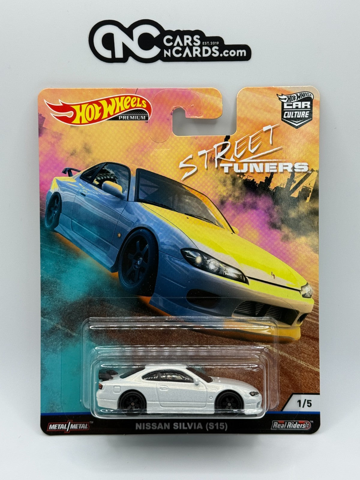2019 Hot Wheels Premium Car Culture Street Tuners Nissan Silvia S15 W/Protector