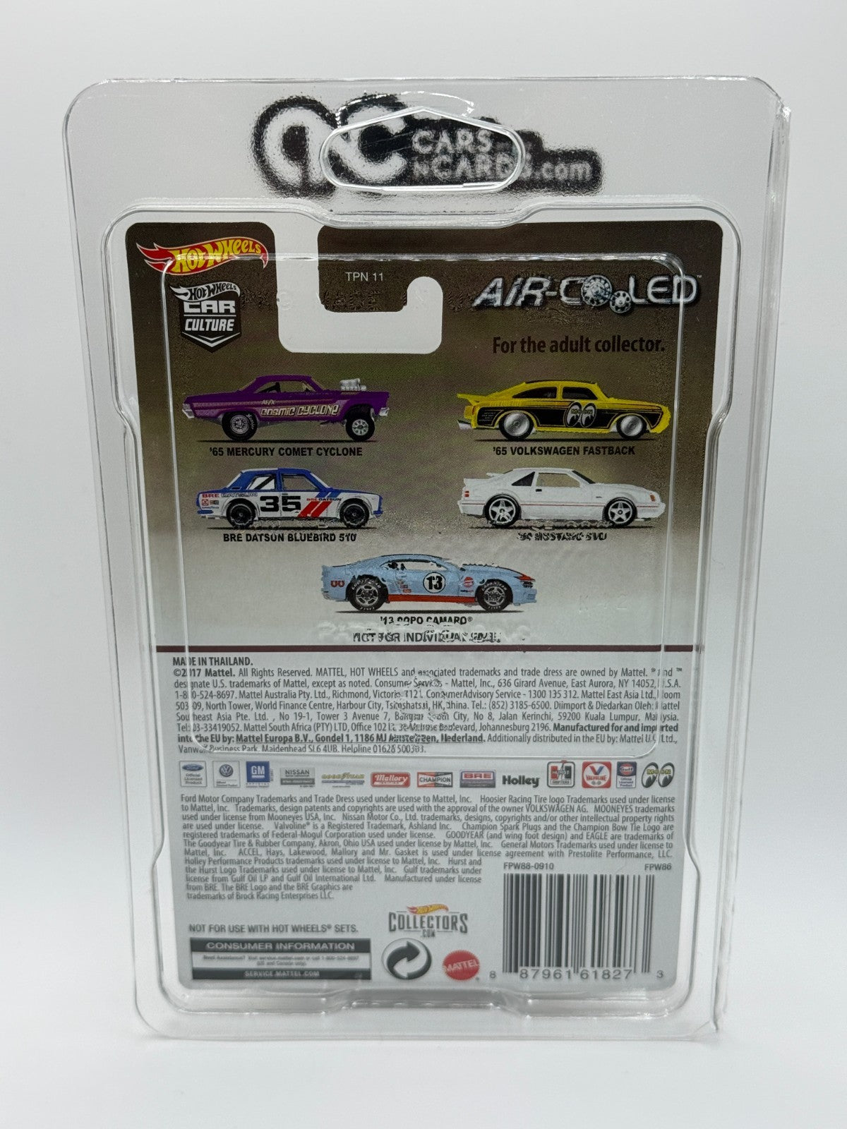 2017 Hot Wheels Premium Car Culture Air Cooled 0/5 Volkswagen Fastback Chase