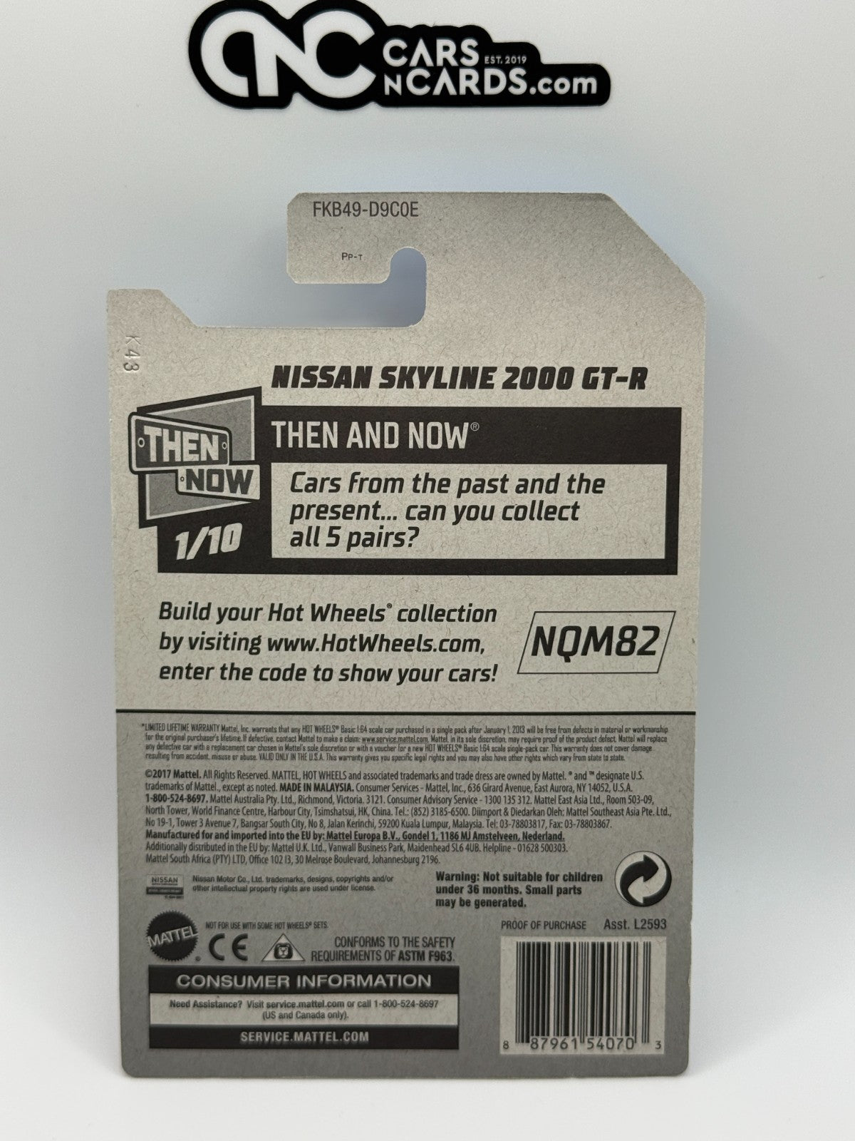 2018 Hot Wheels Super Treasure Hunt Nissan Skyline 2000 GT-R With Protector