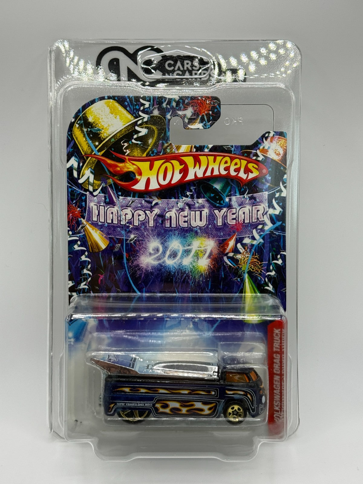2011 Hot Wheels Happy New Year 2011 Volkswagen Drag Truck With Protector