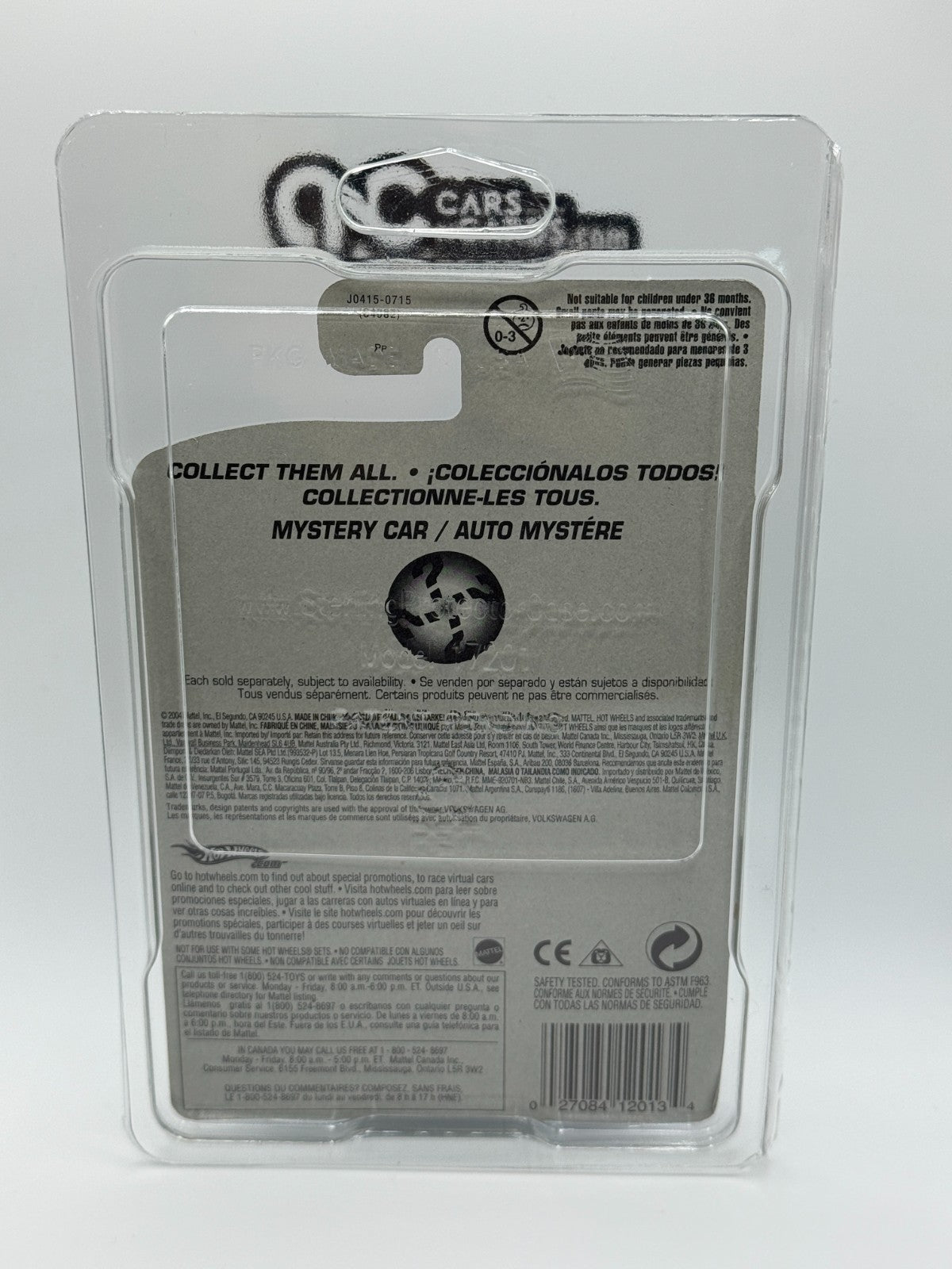 2005 Hot Wheels Factory Sealed Mystery Car Volkswagen Drag Truck With Protector