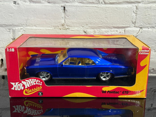 2005 Hot Wheels Classics 1:18 '66 Pontiac GTO Limited Edition Rare