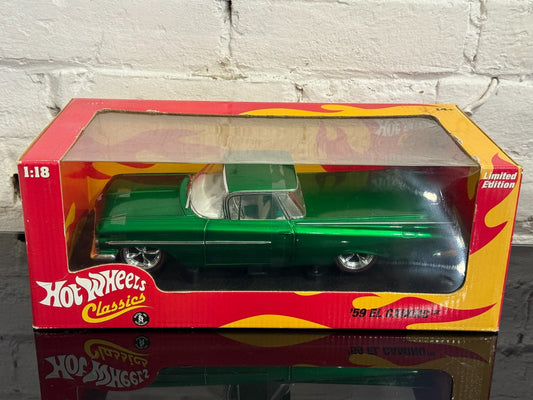 2005 Hot Wheels Classics 1:18 '59 Chevy El Camino Green Limited Edition Rare