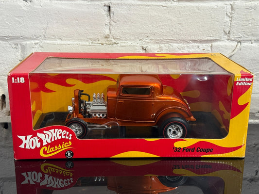 2005 Hot Wheels Classics 1:18 '32 Ford Coupe Orange Limited Edition Rare