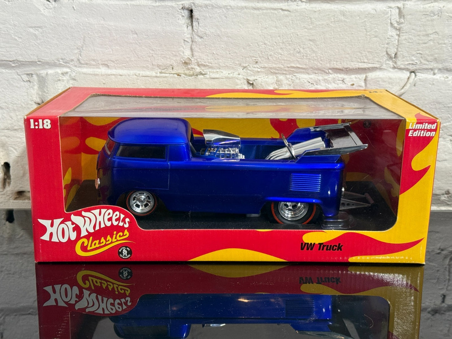 2005 Hot Wheels Classics 1:18 VW Truck Blue Limited Edition Rare