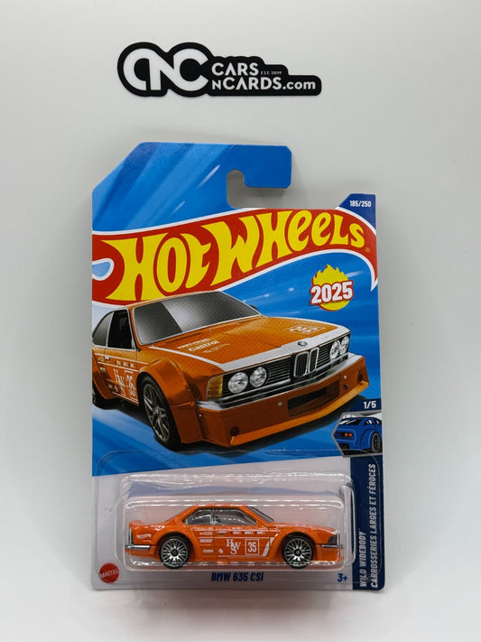 2025 Hot Wheels HW Wild Widebody 1/5 BMW 635 CSi Orange