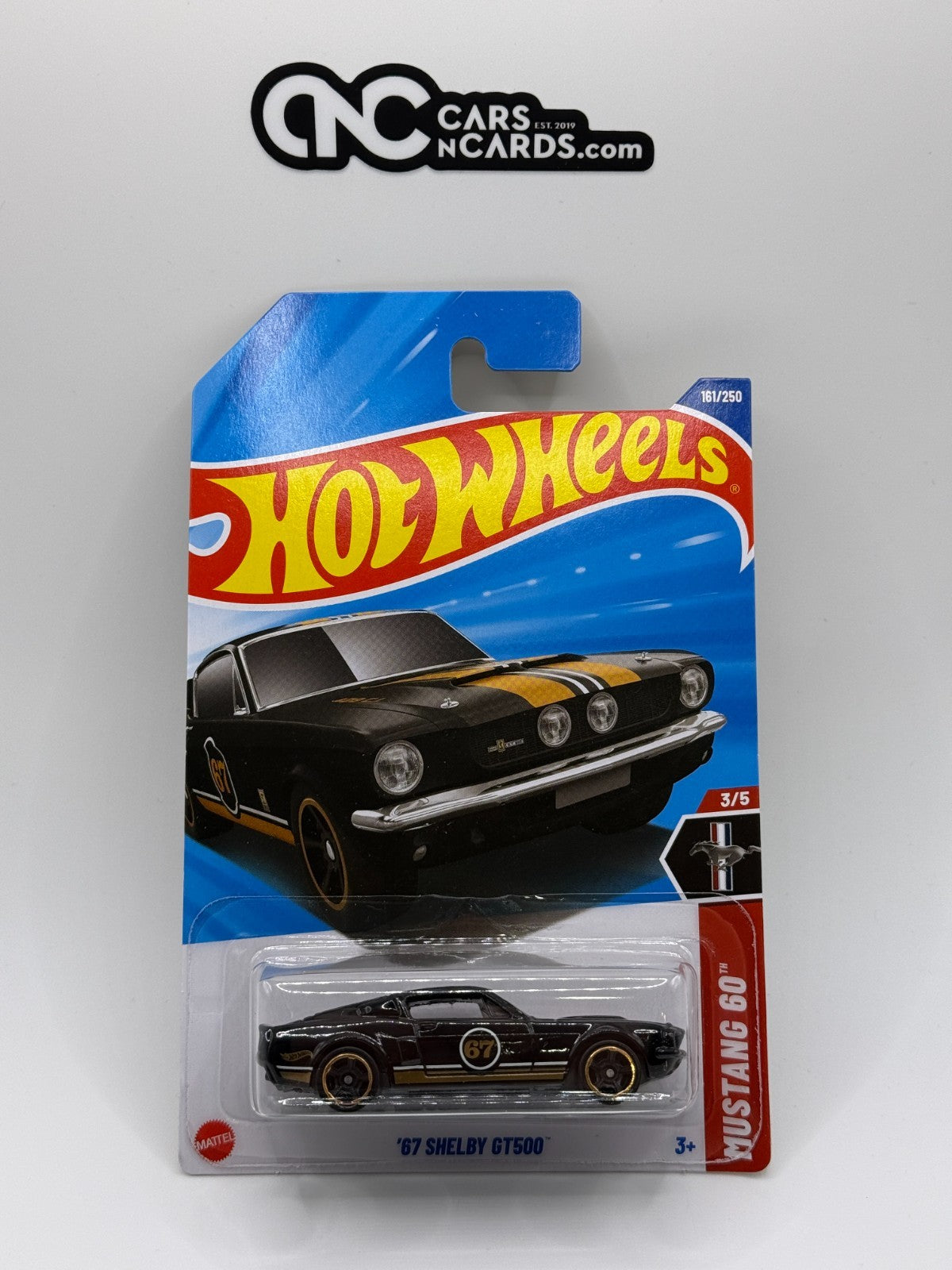2025 Hot Wheels Mustang 60 3/5 '67 Shelby GT500 Black