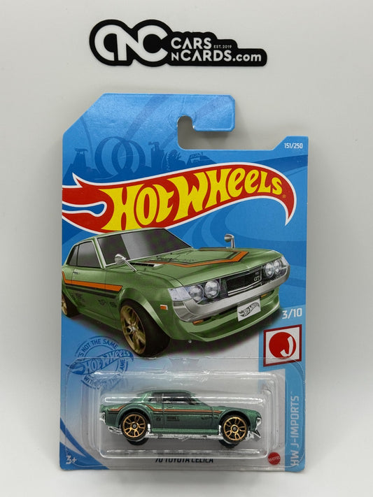 2021 Hot Wheels HW J-Imports 3/10 '70 Toyota Celica Green (Soft Corners)