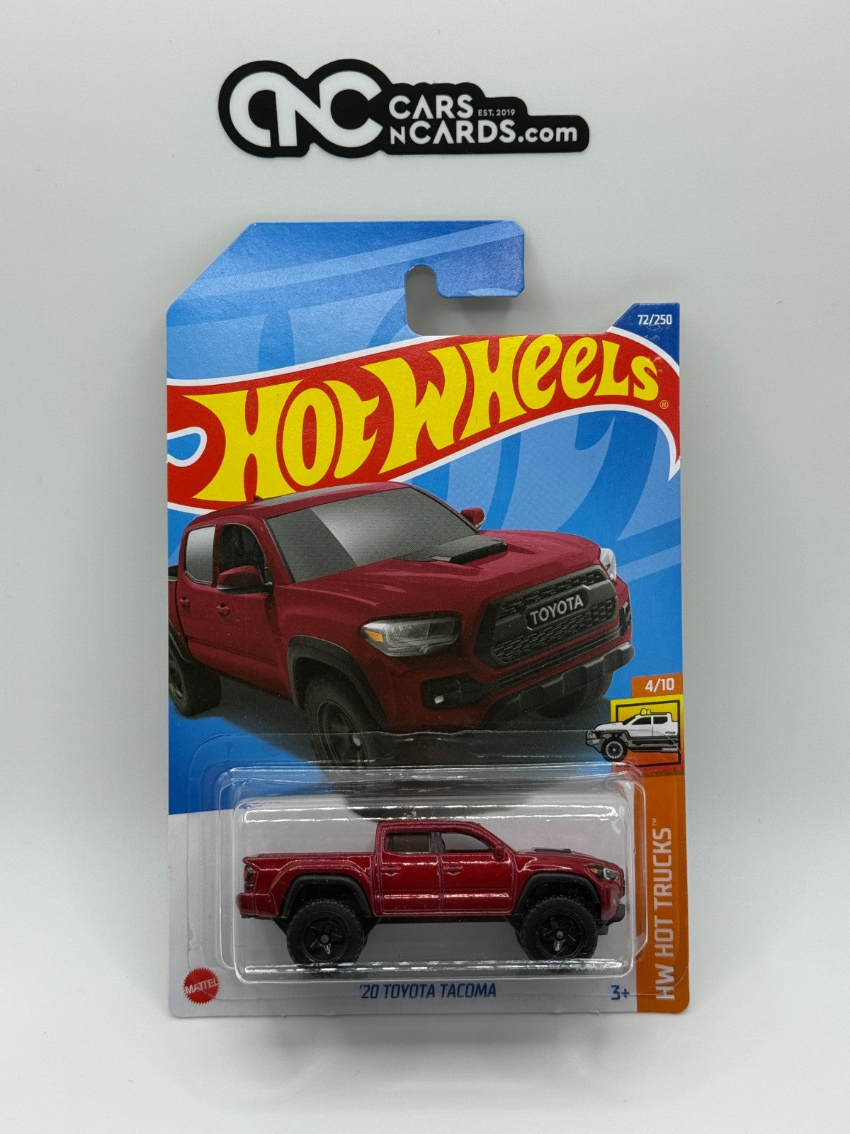 2022 Hot Wheels HW Hot Trucks 4/10 '20 Toyota Tacoma Red