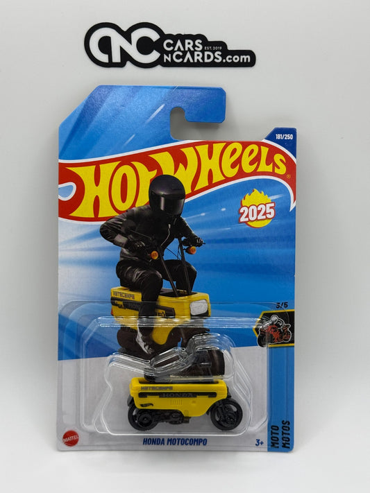 2025 Hot Wheels HW Moto 4/5 Honda Motocompo Yellow