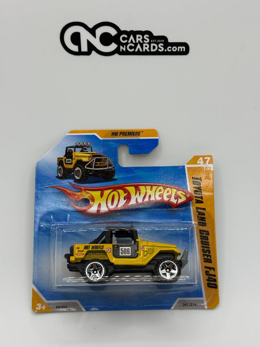 2010 Hot Wheels HW Premiere 47/52 Toyota Land Cruiser FJ40 Rare Short Card