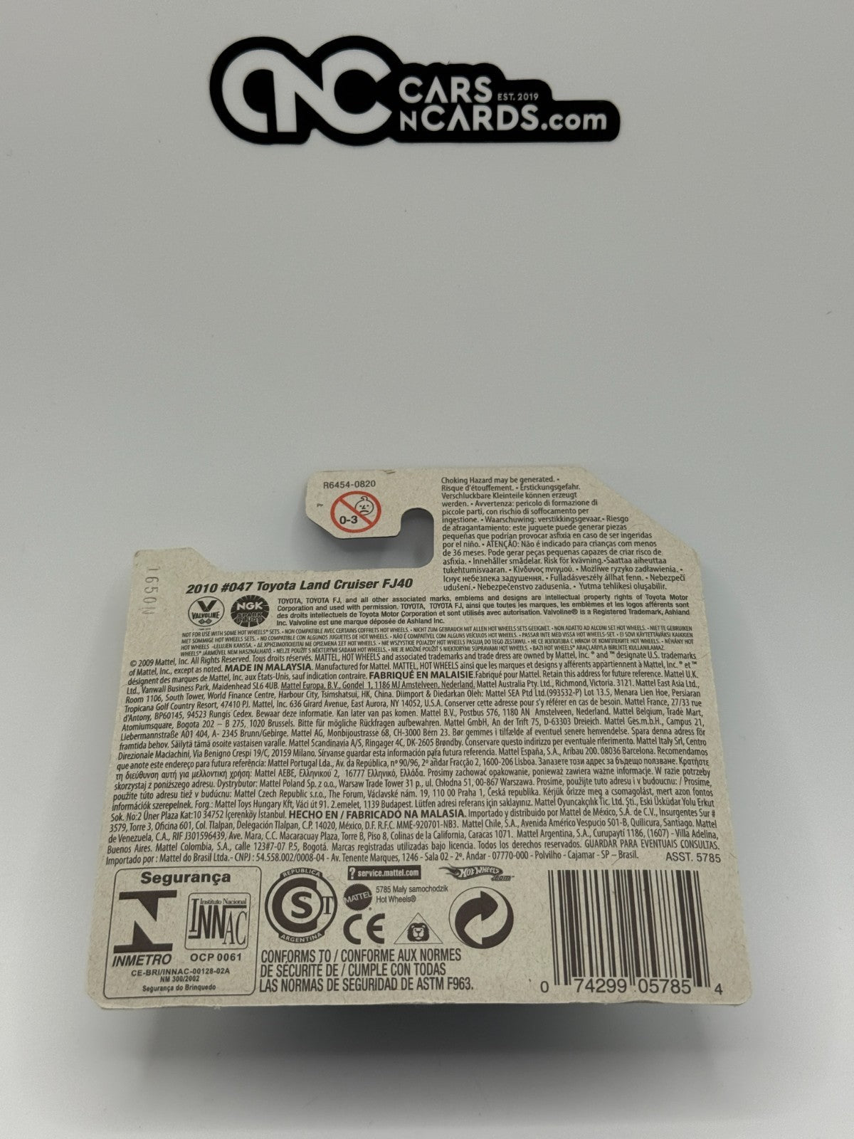 2010 Hot Wheels HW Premiere 47/52 Toyota Land Cruiser FJ40 Rare Short Card