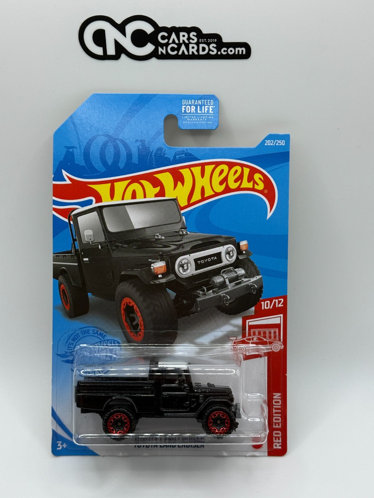 2020 Hot Wheels Red Edition 10/12 Toyota Land Cruiser (Blister Damage)