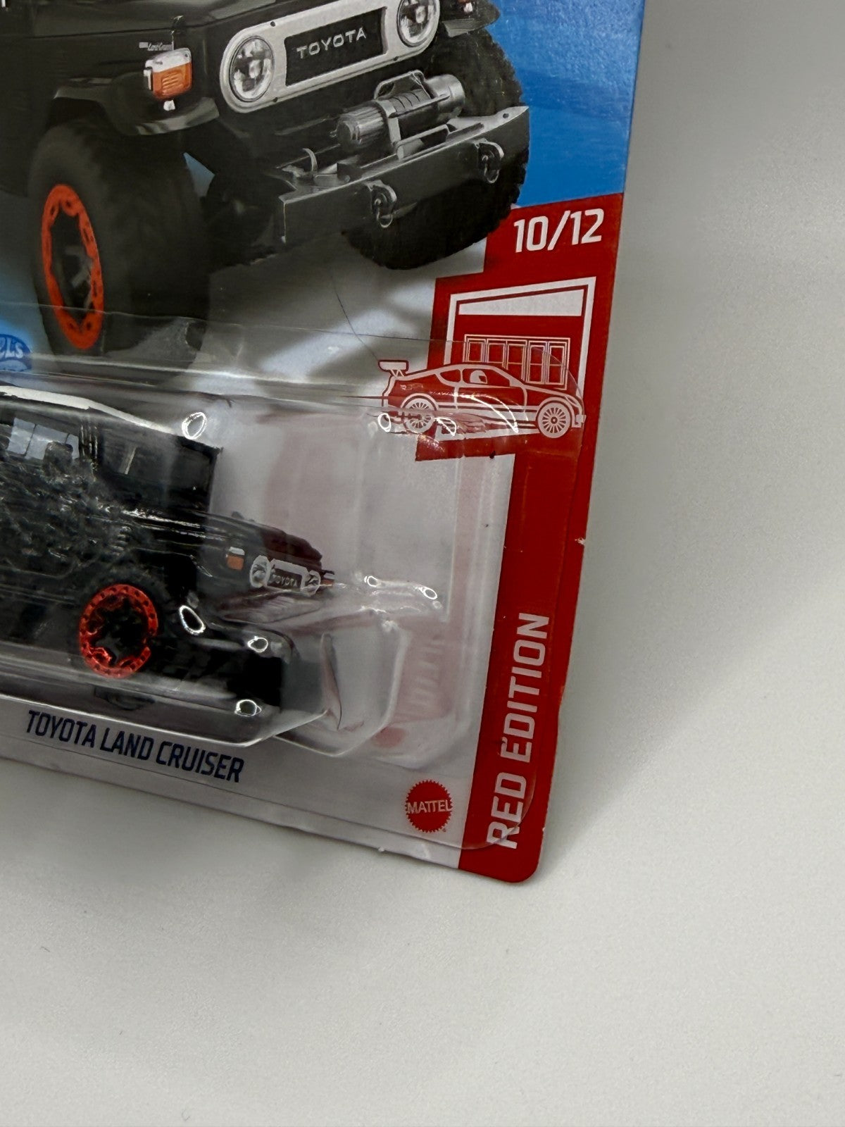 2020 Hot Wheels Red Edition 10/12 Toyota Land Cruiser (Blister Damage)
