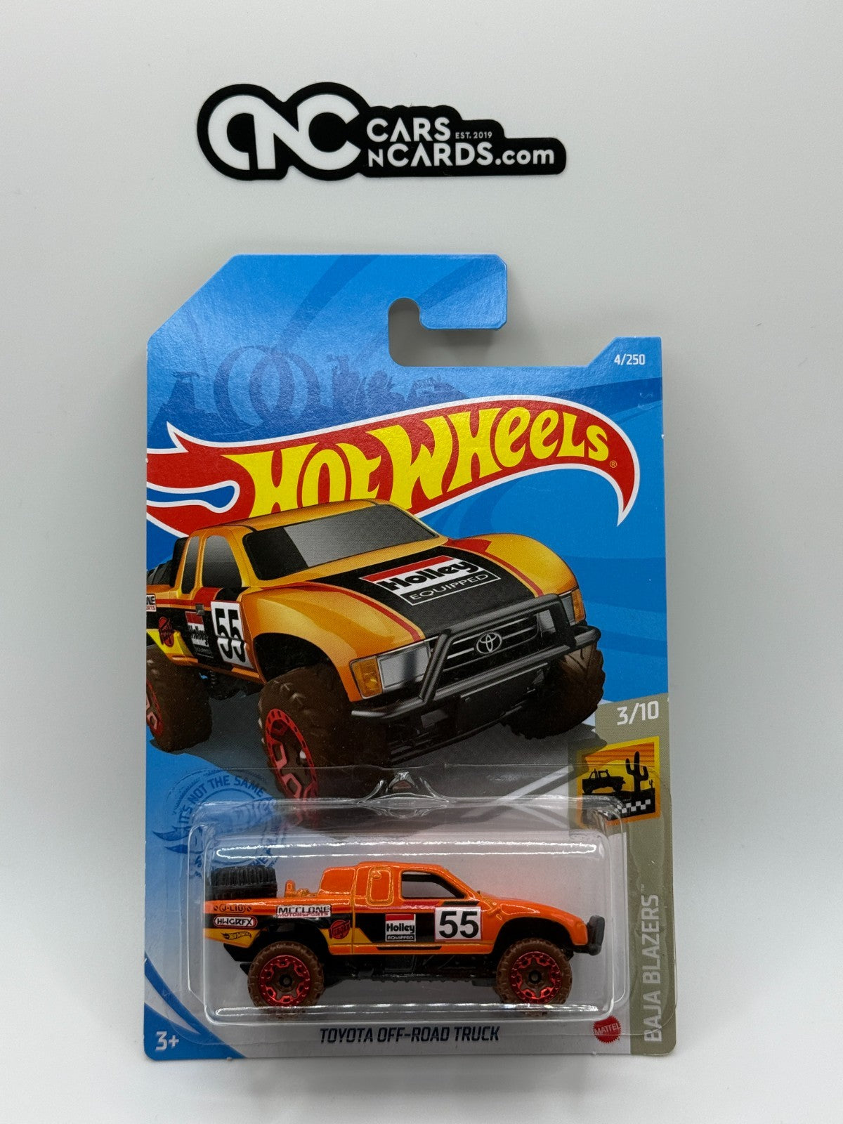2021 Hot Wheels Baja Blazers 3/10 Toyota Off-Road Truck Holley Orange