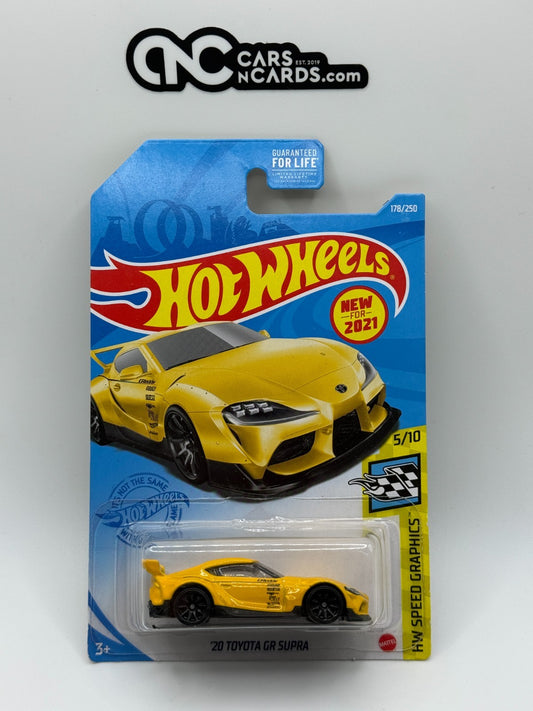 2021 Hot Wheels HW Speed Graphics 5/10 '20 Toyota GR Supra Yellow
