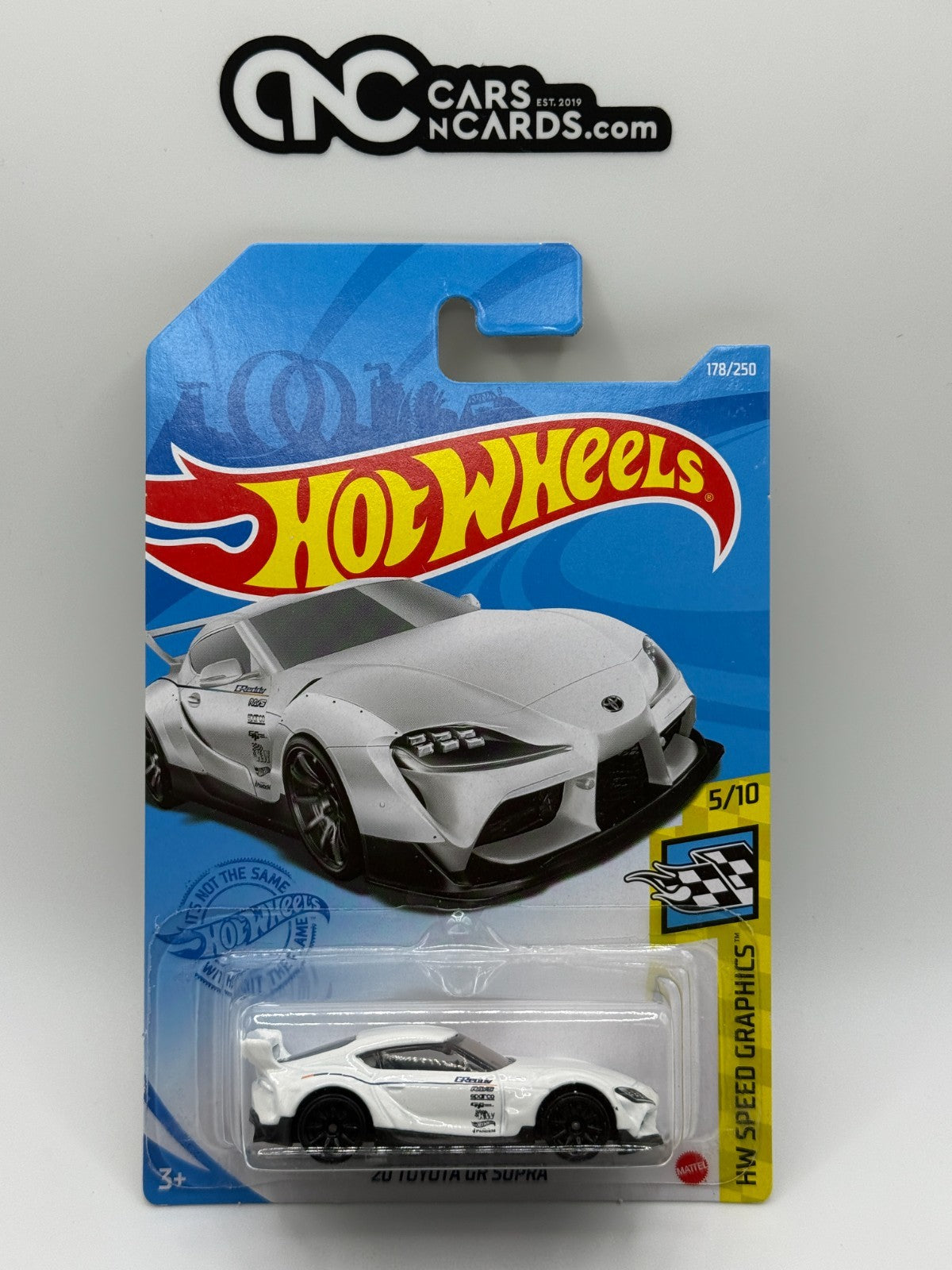 2021 Hot Wheels HW Speed Graphics 5/10 '20 Toyota GR Supra White