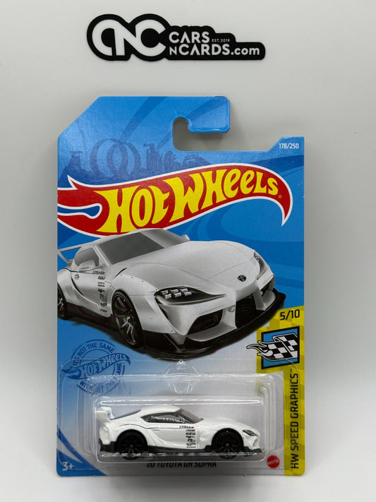 2021 Hot Wheels HW Speed Graphics 5/10 '20 Toyota GR Supra White