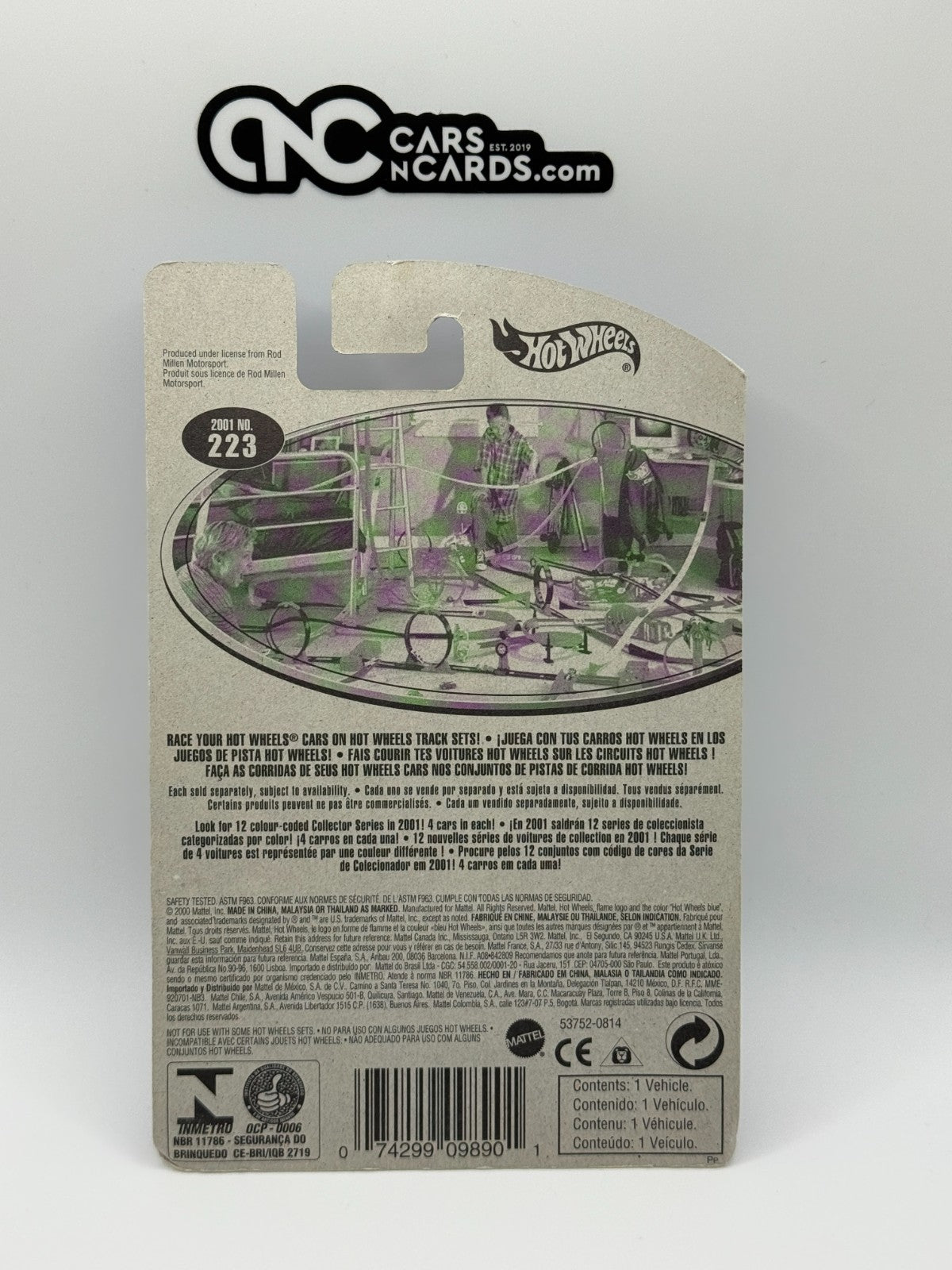 2001 Hot Wheels Pikes Peak Tacoma Black (Soft Corners)