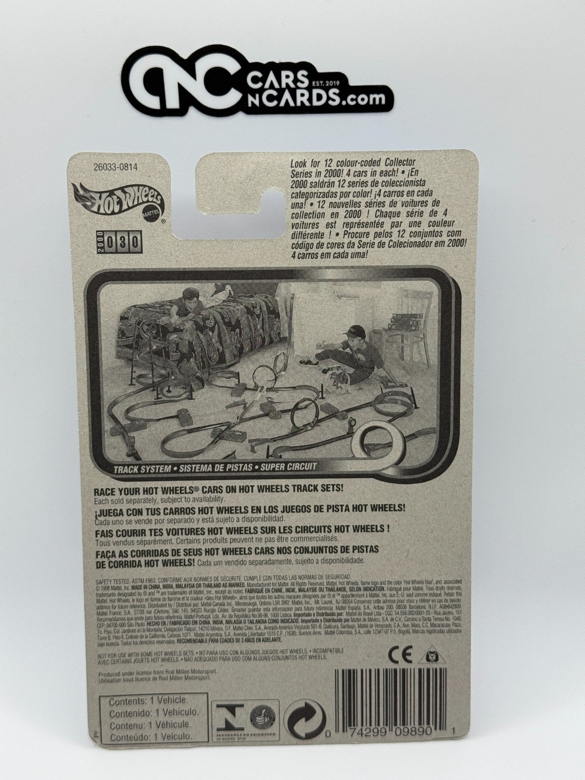 2000 Hot Wheels Pikes Peak Tacoma Black (Soft Corners)