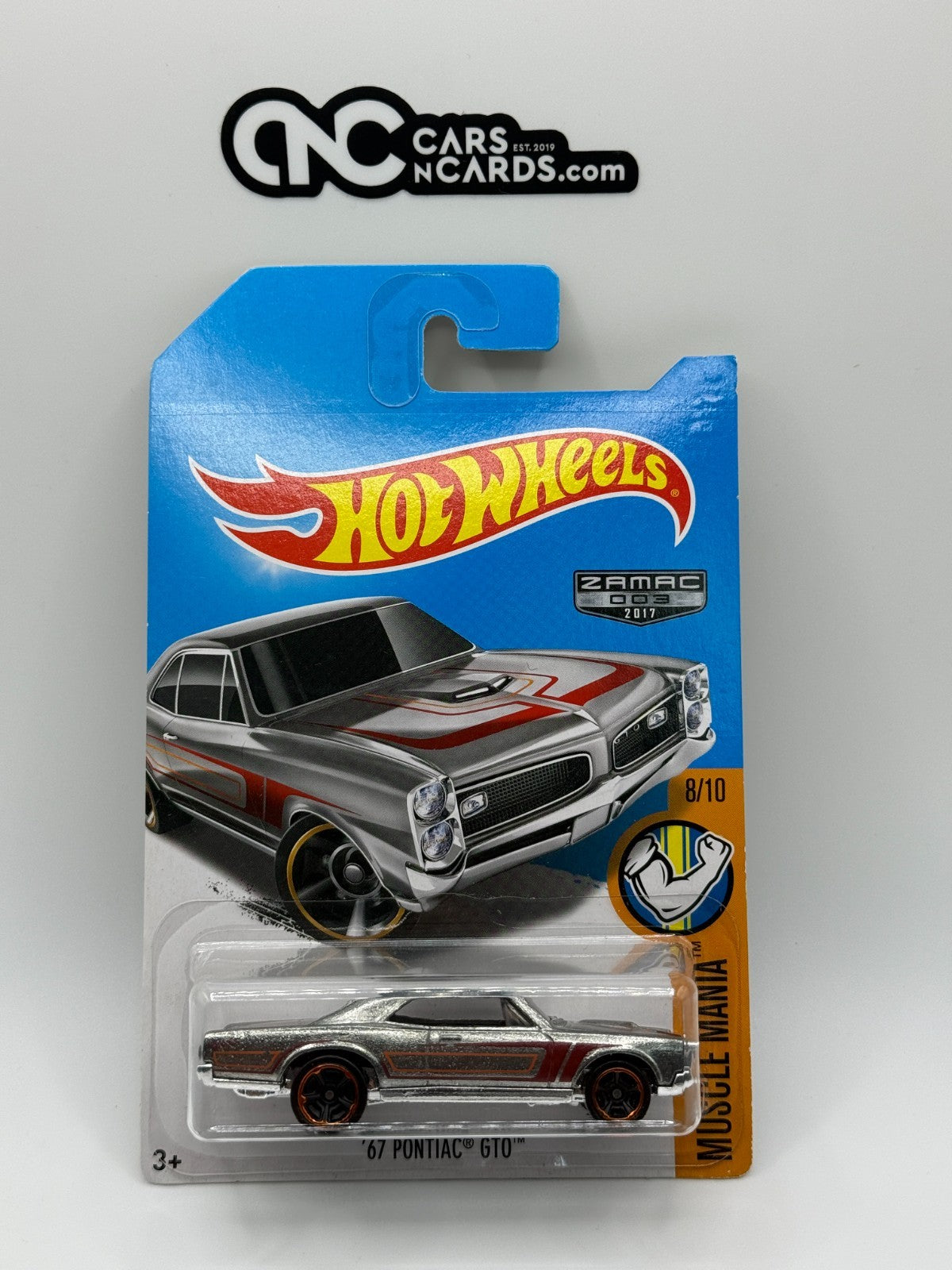 2017 Hot Wheels Muscle Mania 8/10 '67 Pontiac GTO Zamac