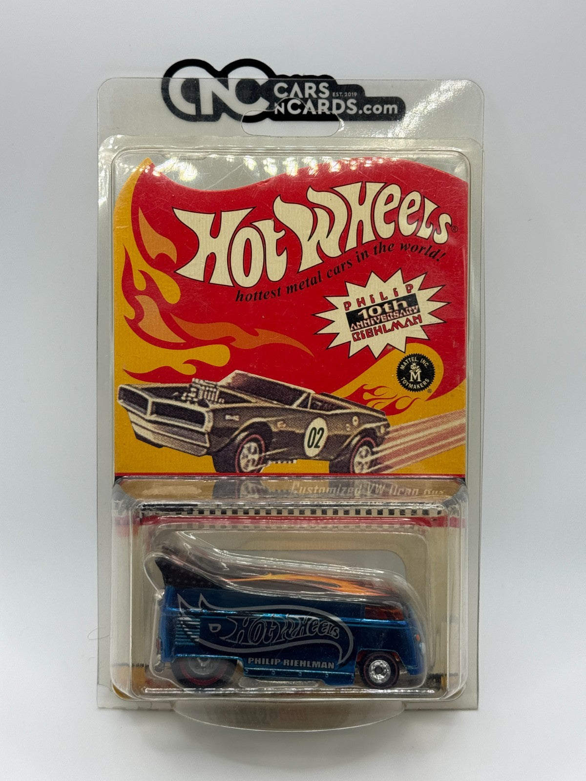 2001 Hot Wheels RLC Customized VW Drag Bus Philip Riehlman (Blister Off Card)