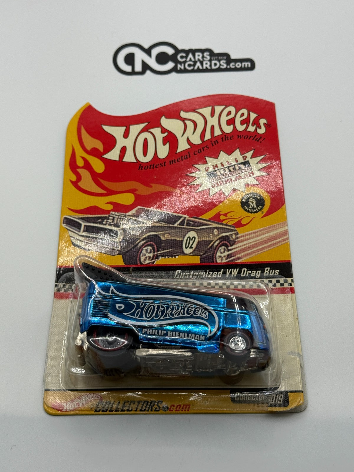 2001 Hot Wheels RLC Customized VW Drag Bus Philip Riehlman (Blister Off Card)