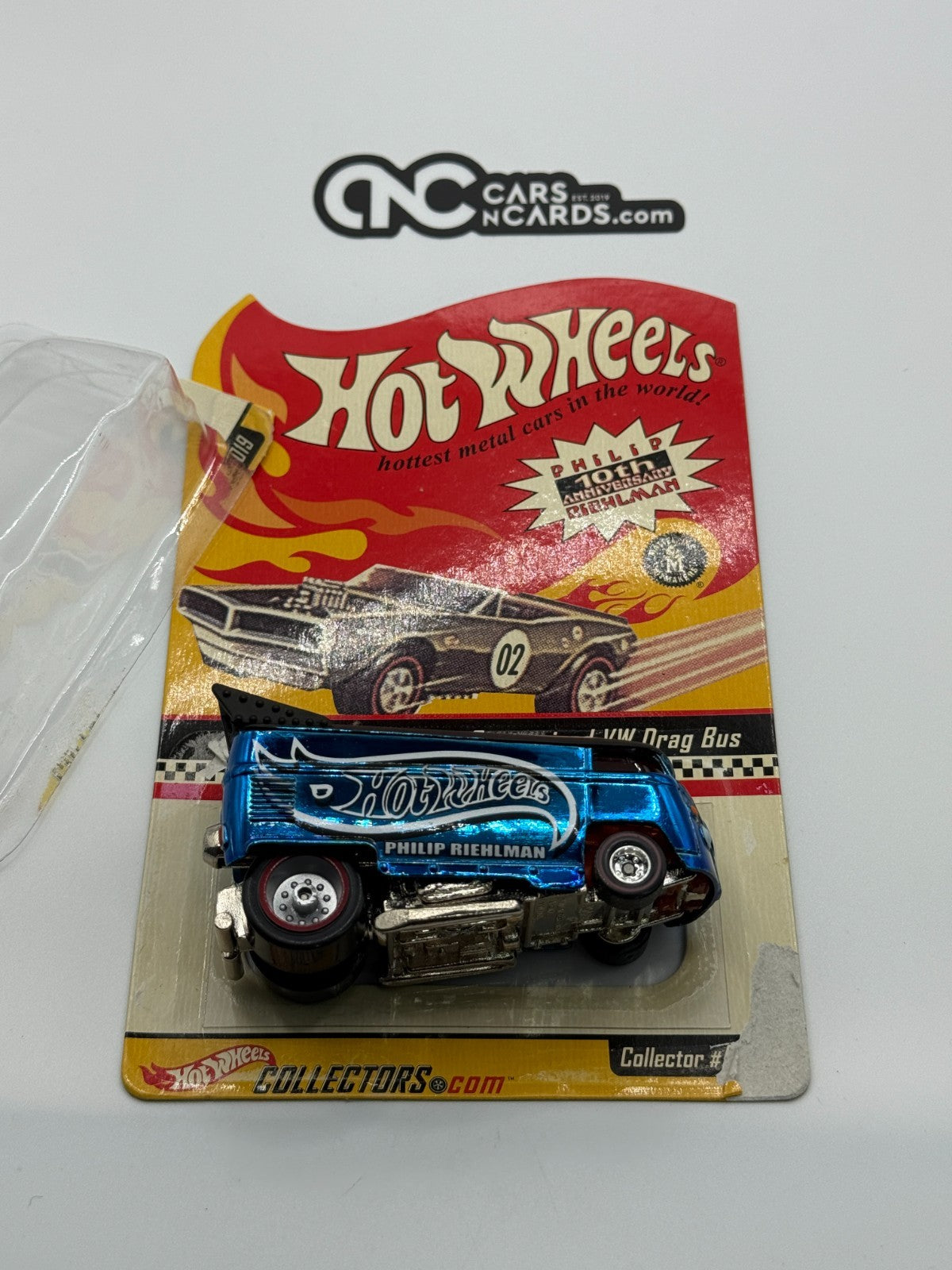 2001 Hot Wheels RLC Customized VW Drag Bus Philip Riehlman (Blister Off Card)