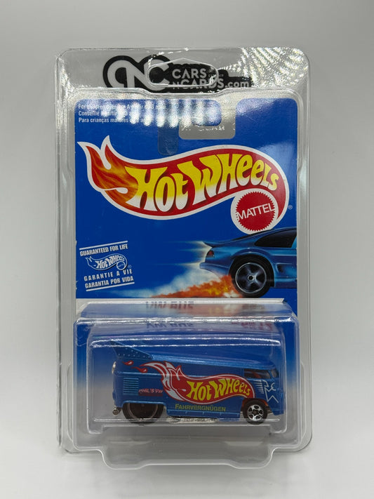 1996 Hot Wheels First Edition 6/12 VW Drag Bus With Protector
