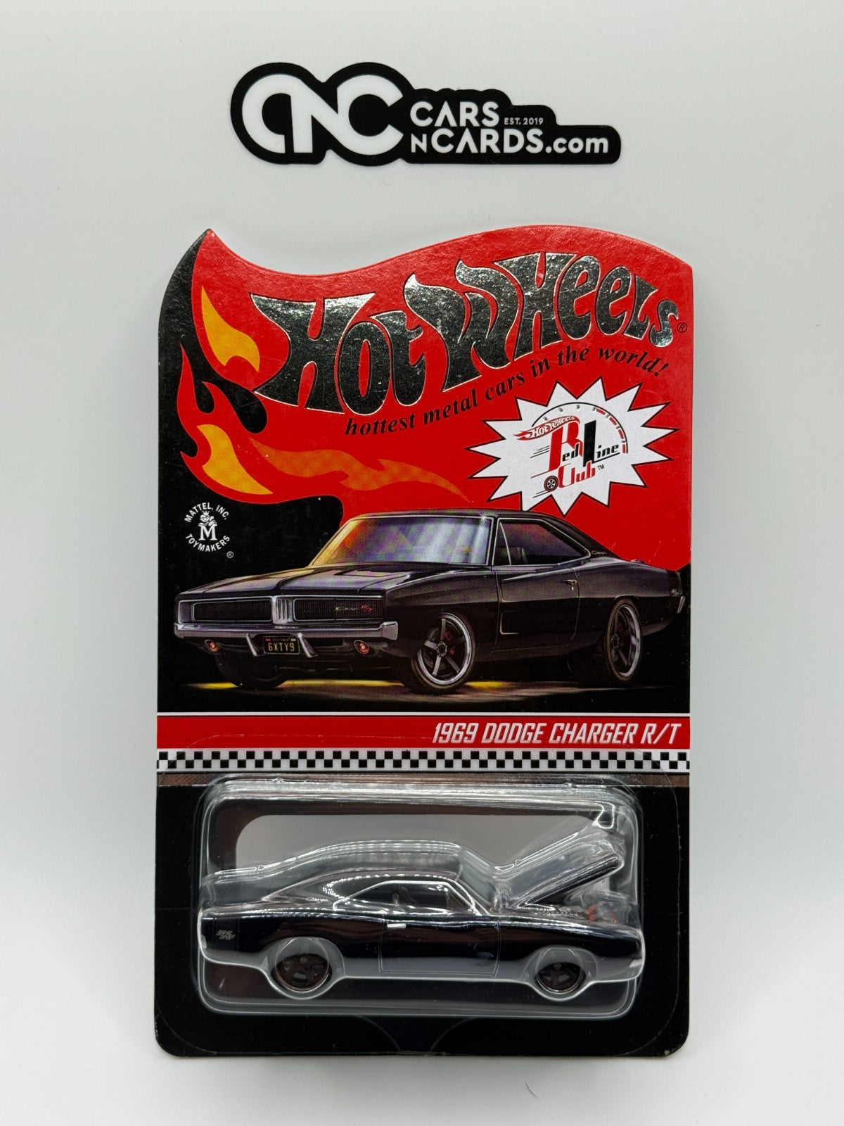 2020 Hot Wheels RLC 1969 Dodge Charger R/T Black 02960/17500 With Protector