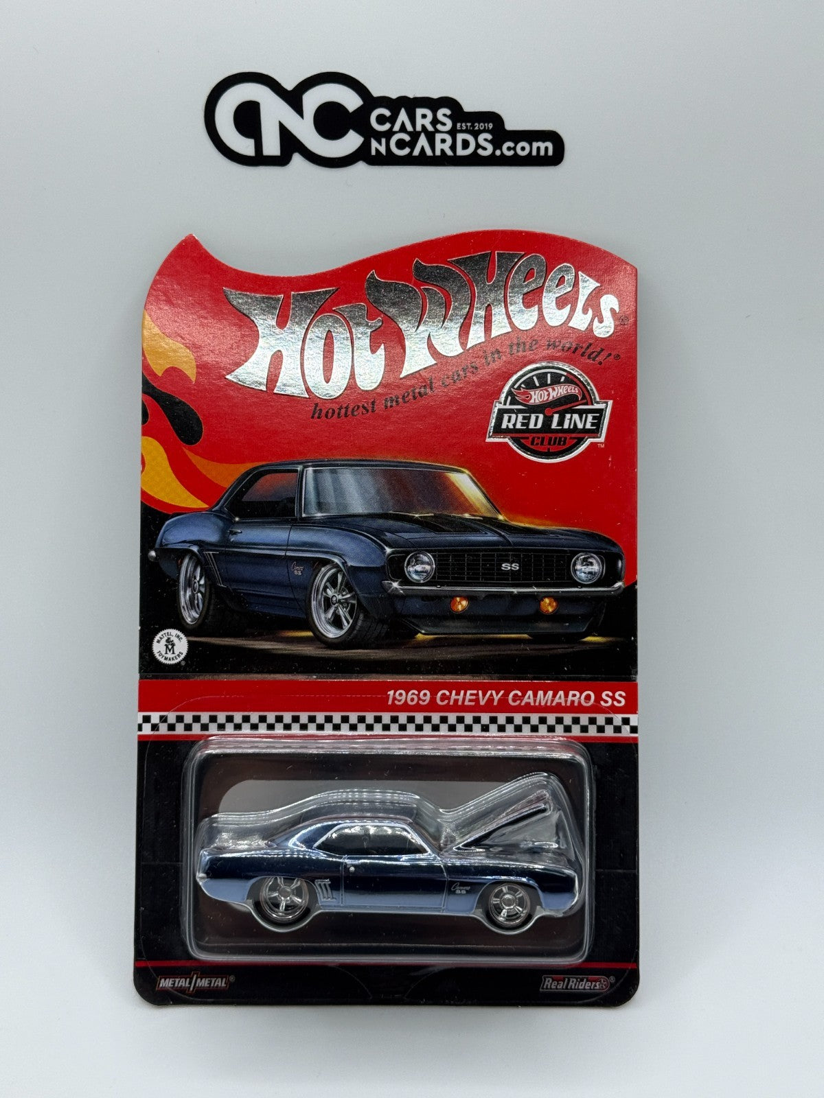 2023 Hot Wheels RLC 1969 Chevy Camaro SS Dark Blue With Protector