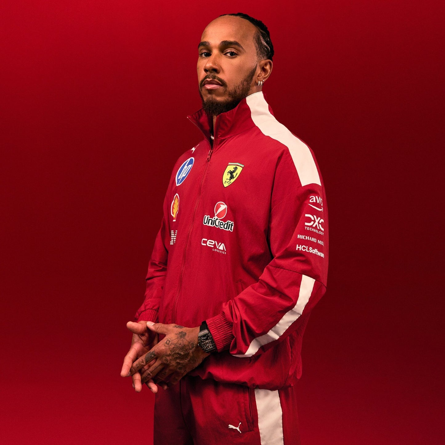 Scuderia Ferrari F1 PUMA 2025 Driver's T7 Oversized Jacket
