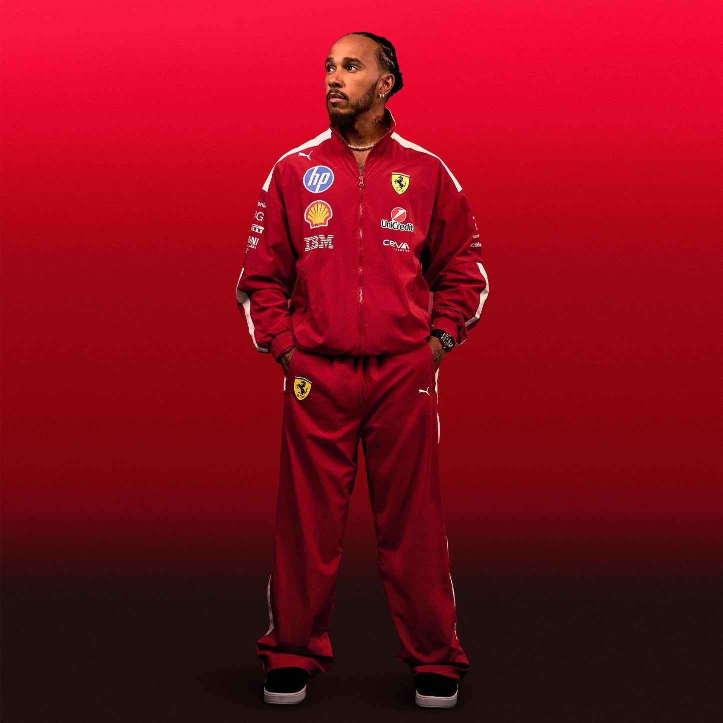 Scuderia Ferrari F1 PUMA 2025 Driver's T7 Oversized Jacket