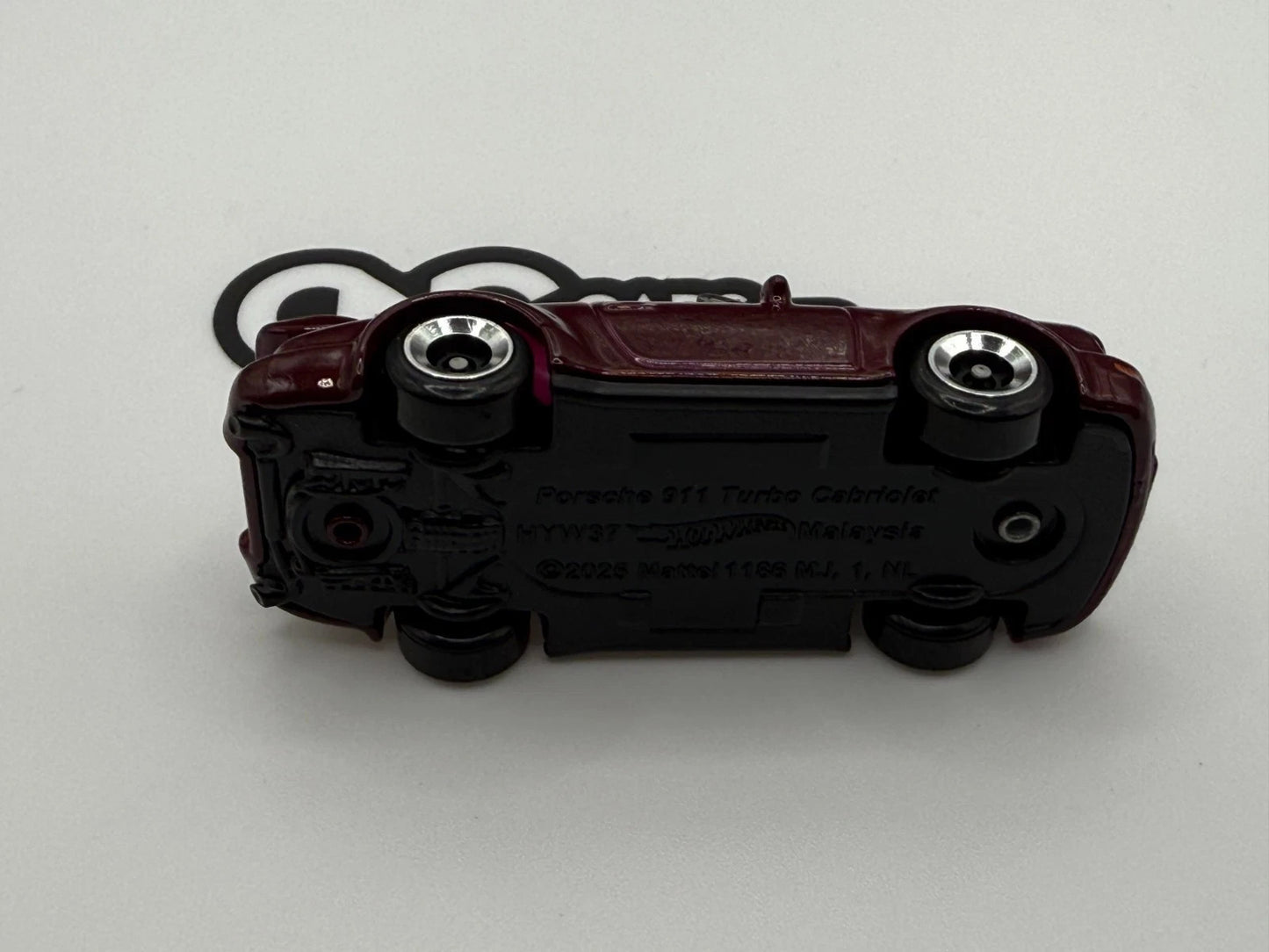 2025 Hot Wheels Porsche 911 Turbo Cabriolet Loose No Rivet With Original Wheels