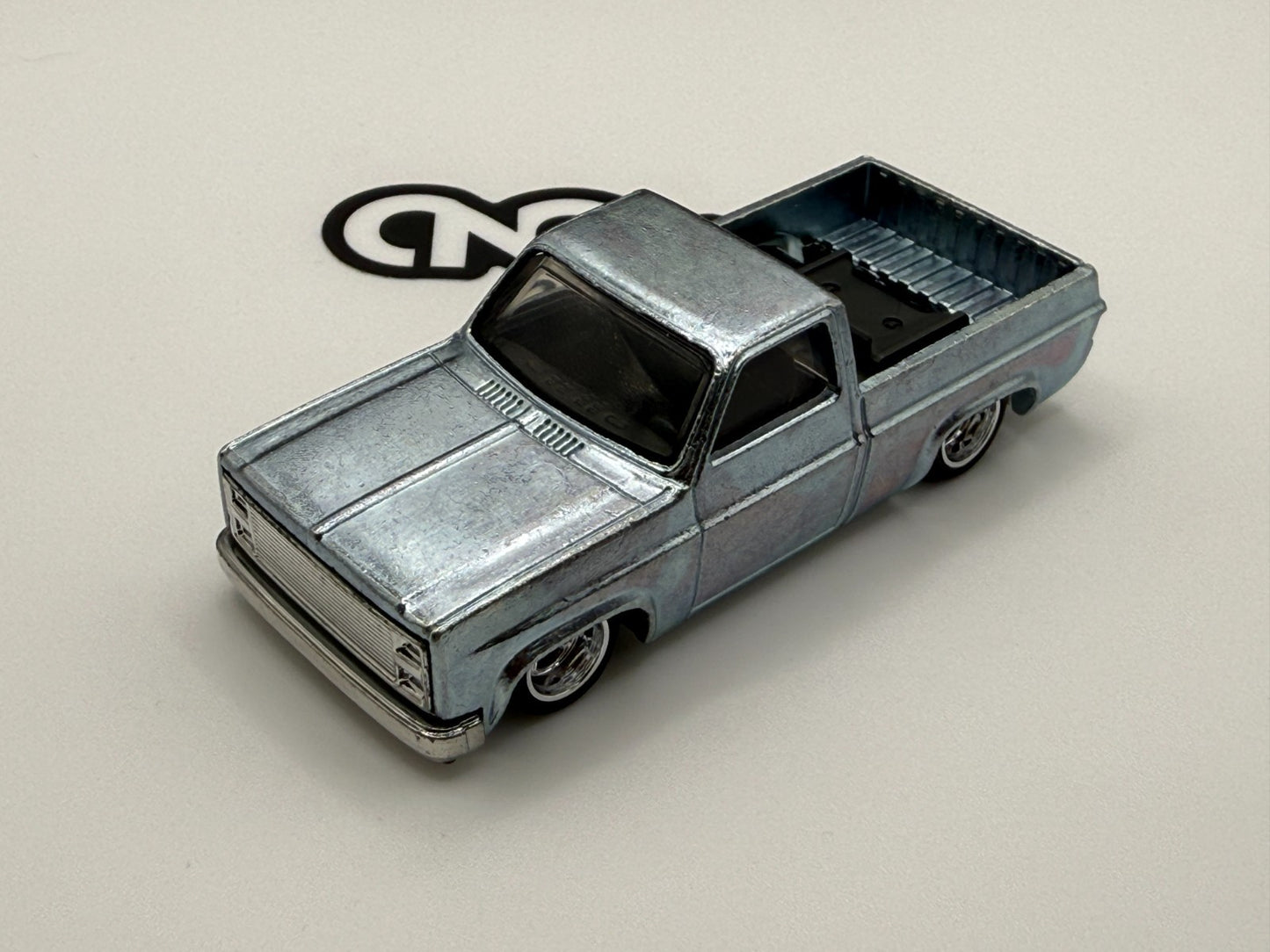 2025 Hot Wheels ‘83 Chevy Silverado ZAMAC With Real Riders Loose