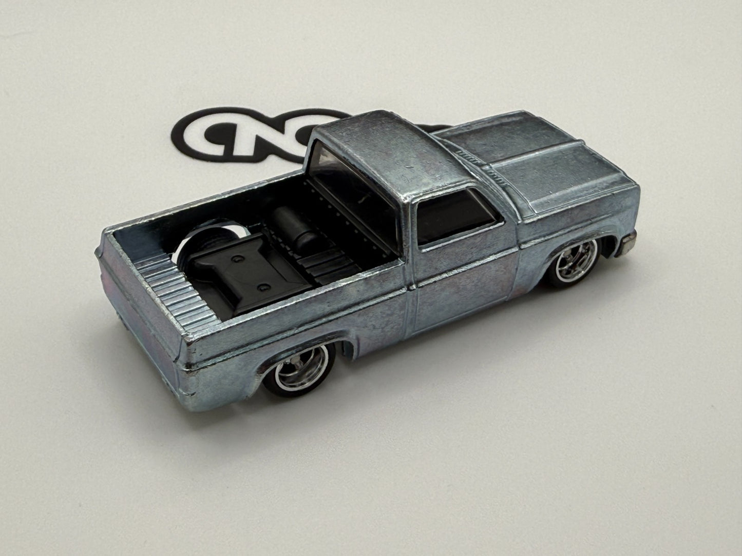 2025 Hot Wheels ‘83 Chevy Silverado ZAMAC With Real Riders Loose