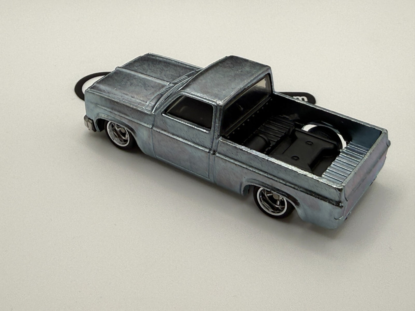 2025 Hot Wheels ‘83 Chevy Silverado ZAMAC With Real Riders Loose