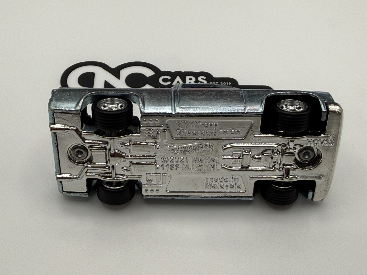 2025 Hot Wheels ‘83 Chevy Silverado ZAMAC With Real Riders Loose