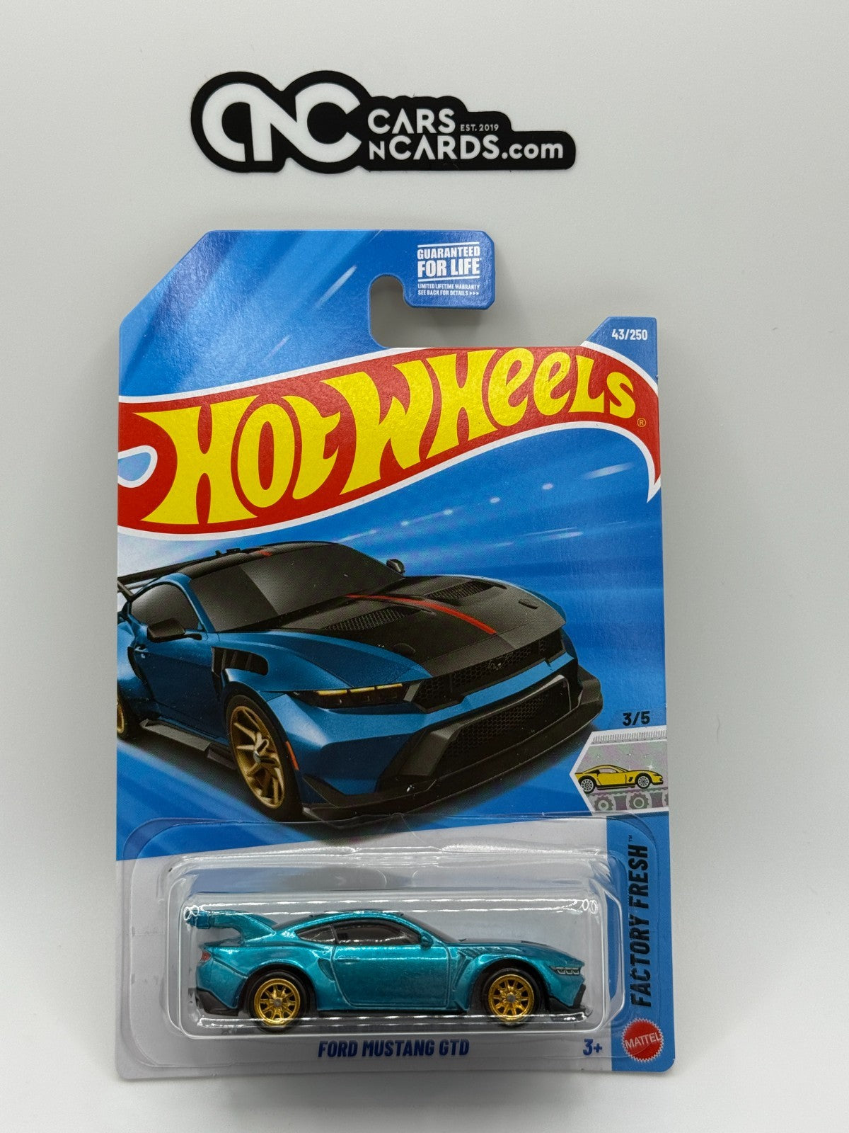 2026 Hot Wheels Super Treasure Hunt Ford Mustang GTD With Protector