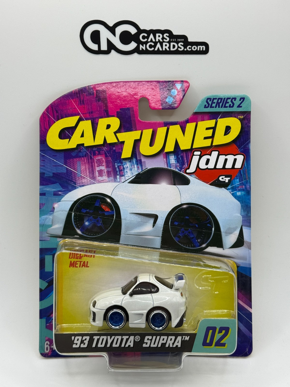 CarTuned 1:64 Series 2 JDM Tuners '93 Toyota Supra 02/08 White