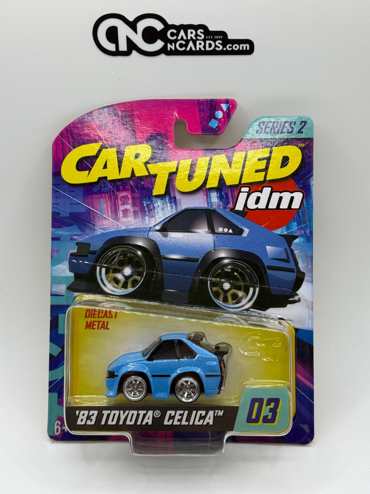 CarTuned 1:64 Series 2 JDM Tuners '83 Toyota Celica 03/08 Blue