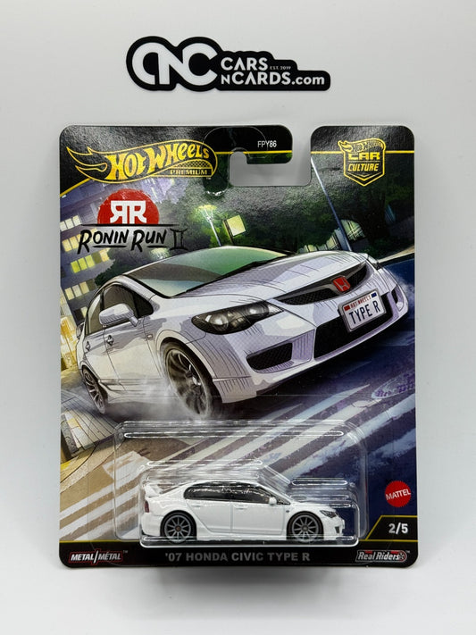 2025 Hot Wheels Premium Car Culture Ronin Run II 2/5 '07 Honda Civic Type R