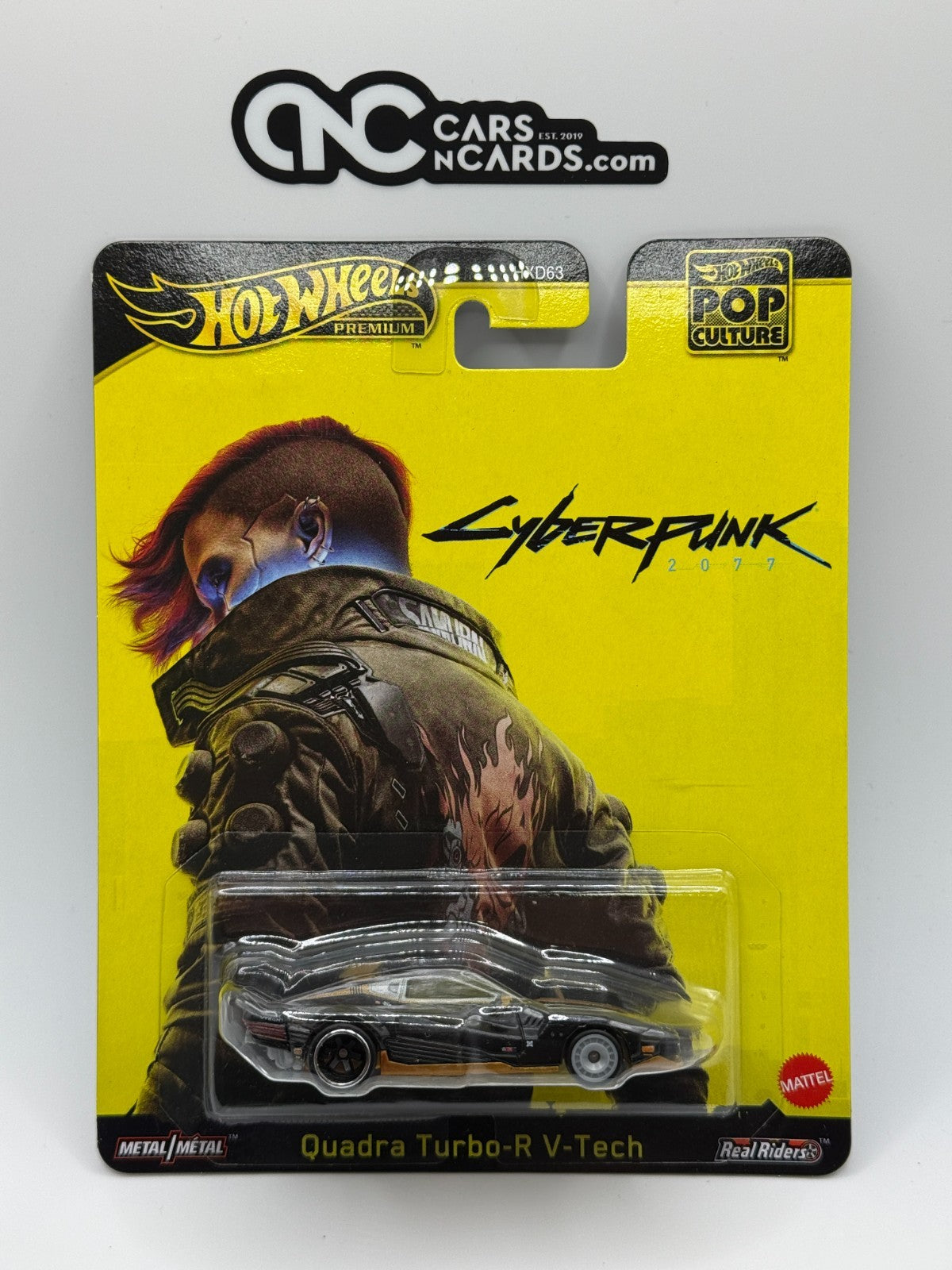 2025 Hot Wheels Premium Pop Culture Cyberpunk 2077 Quadra Turbo-R V-Tech